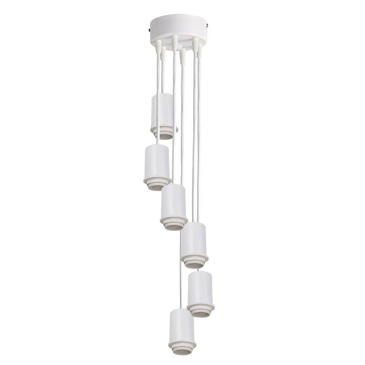 Pop 6-Light Pop Dropper White