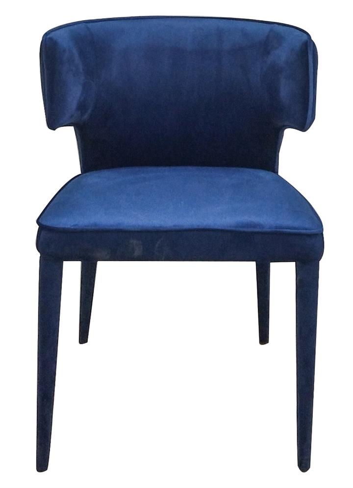 Portofino Dining Chair Navy Velvet