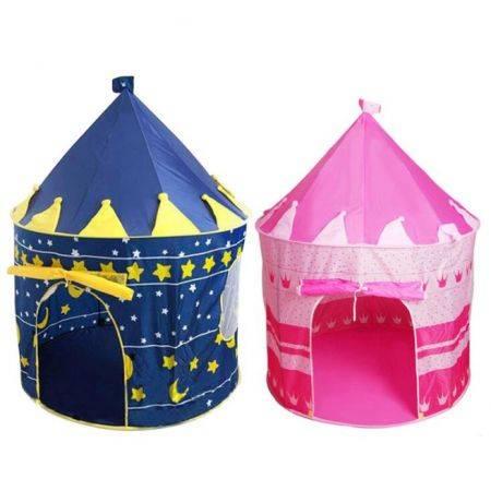 Princess Prince Castle Play Tent Pink