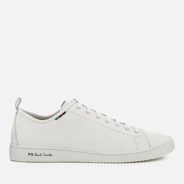 PS Paul Smith Men's Miyata Leather Low Top Trainers - White - UK 9
