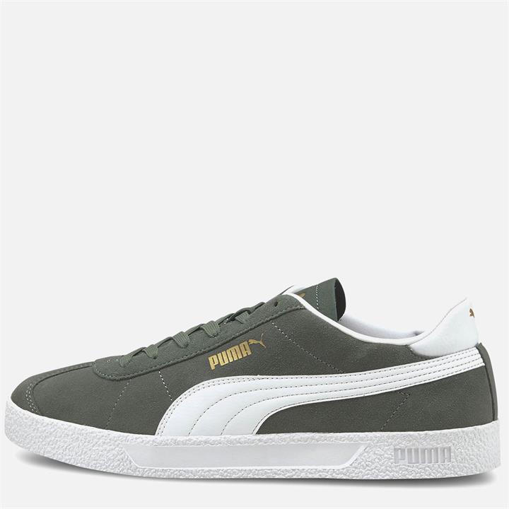 Puma Men's Club Trainers - Balsam Green/Puma White - UK 8