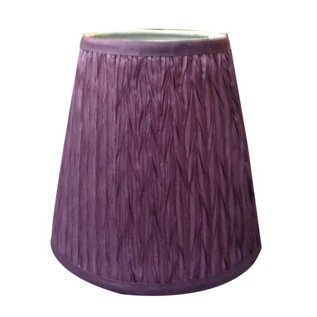 Purple Sml Crinkled Pleat Shade