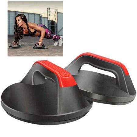 Pushup Stands Pushup Bars Pushup Handles with Round Base - Staunchly Stand on The Ground - Non-Slip