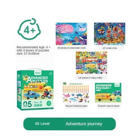 Puzzles Tangram jigsaw puzzles Age 4 Level 5