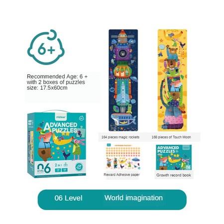 Puzzles Tangram jigsaw puzzles Age 6 Level 6