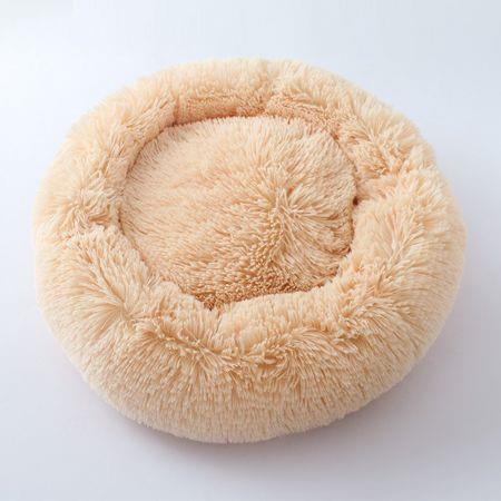 PV Velvet Plush pet Dog Cat Mat Kennel bed 60cm x 26 cm for under 18 kg Col. Col. Champagne