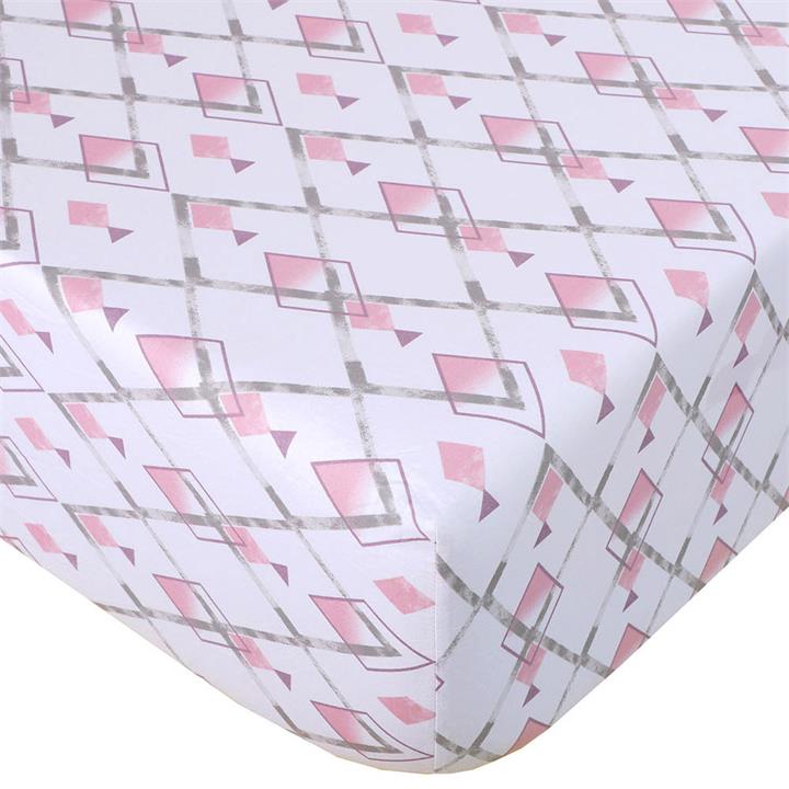 Qb Printed Fitted Sheet Trellis