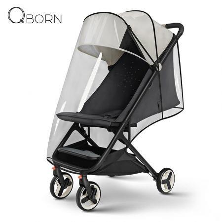 QBORN PG06 Weather Shield Rain Cover for Foldable Baby Stroller