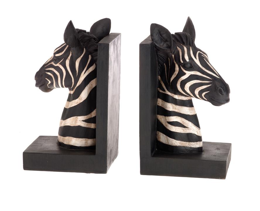 Quirky Zebra Bookends