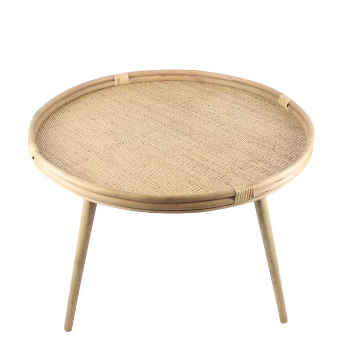 Rattan Coffee Table  -Natural