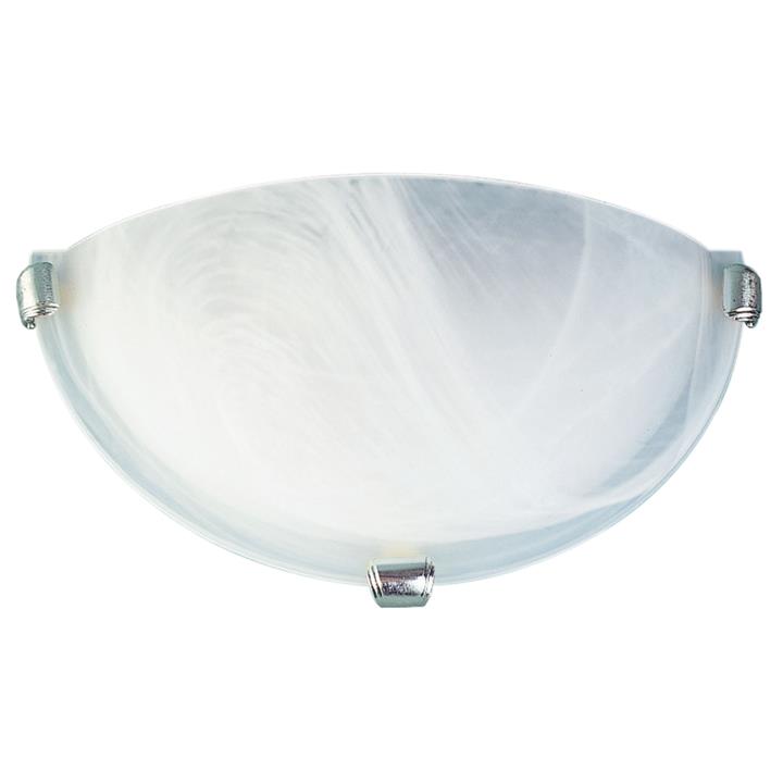 Remo 30Cm Wall Sconce Alabaster / Chrome
