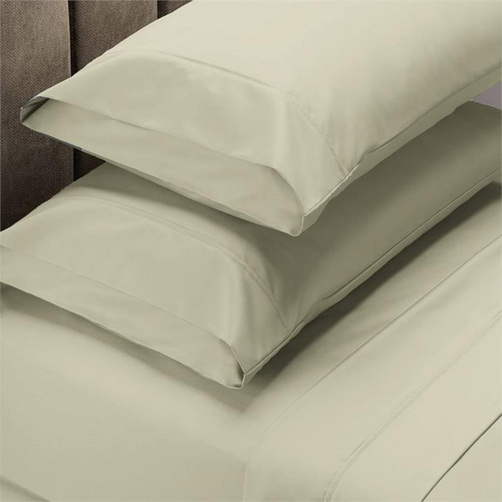 Renee Taylor 1500 Thread count Cotton Blend Sheet sets Queen Ivory