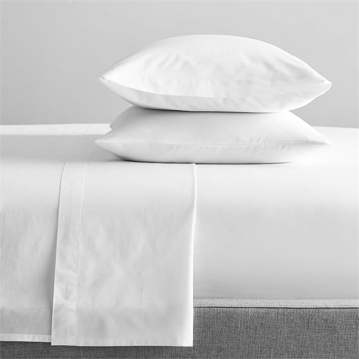 Renee Taylor 300 Thread Count  Organic Cotton Sheet sets Split Queen White