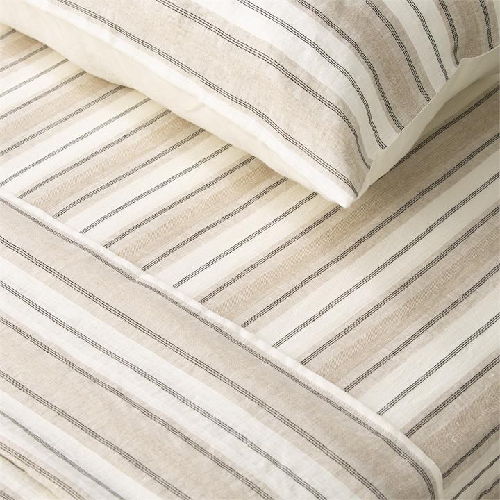 Renee Taylor Bardot Yarn Dyed  French Linen Sheet set Queen