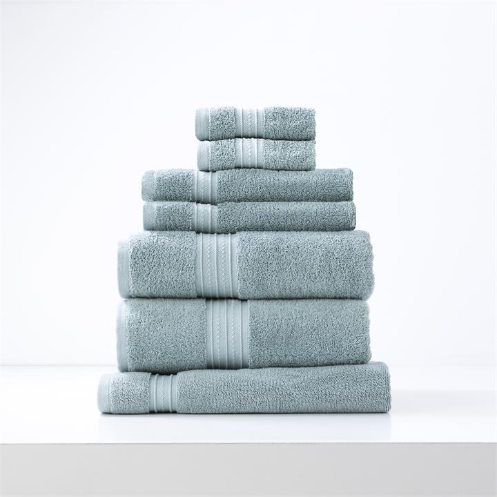 Renee Taylor Brentwood 650 GSM Low Twist 7 Piece Gray Mist