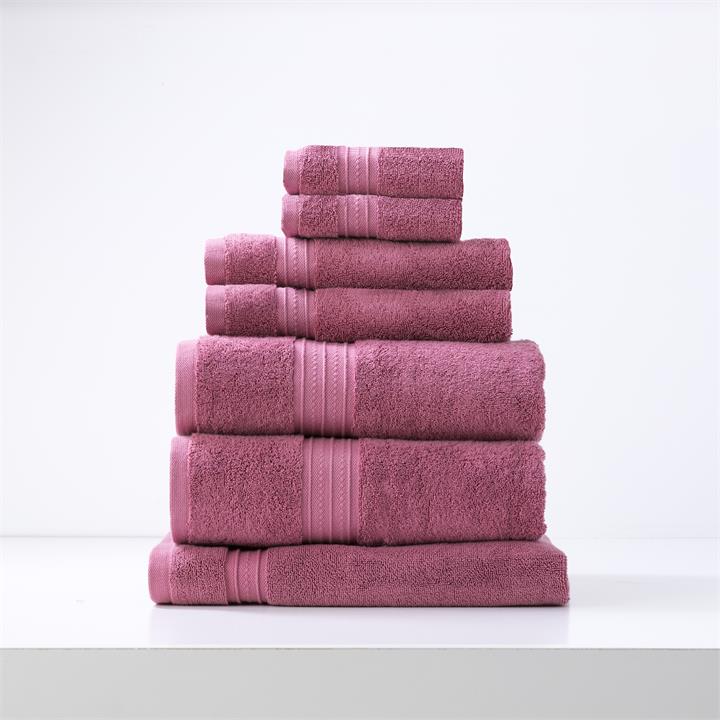 Renee Taylor Brentwood 650 GSM Low Twist 7 Piece Rosebud