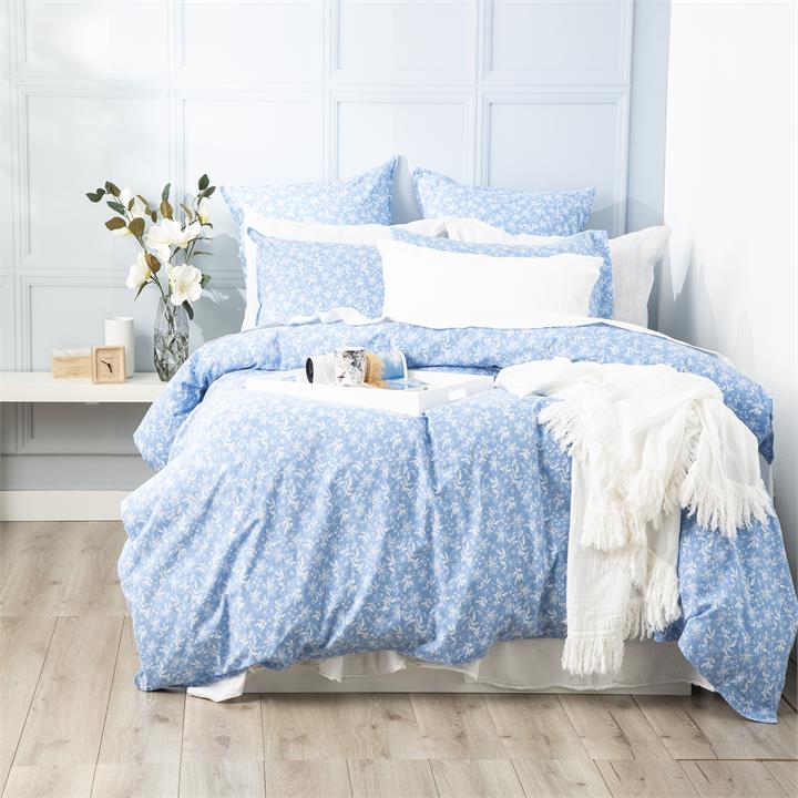 Renee Taylor Quilt cover set Euro Pillowcase Ditsy Sky