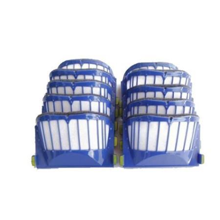 Replacement Parts 10 x Aero Vac Filters Kit for iRobot Roomba 500 600 Series 536 550 614 620 630 650 655 660 665 671 680 690 Vacuum Accessory