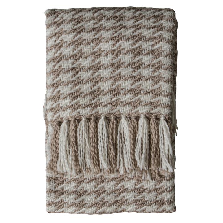 Revello Woven Throw Oatmeal Cream