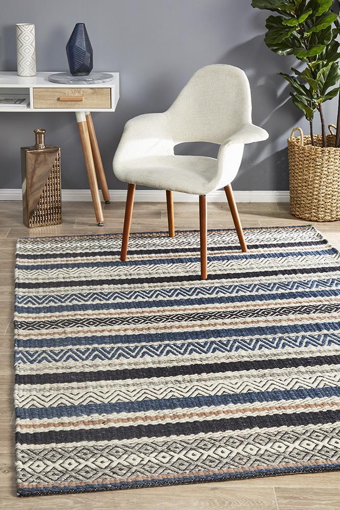 Rhythm Swing Denim Rug 400X300cm