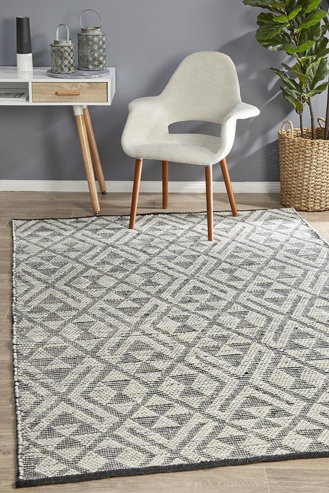 Rhythm Tempo Denim Rug 225X155cm
