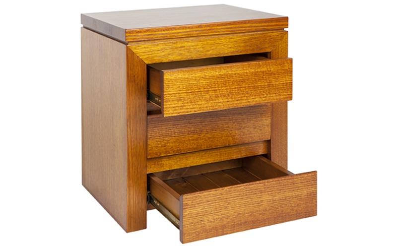 Rimu custom timber bedside table