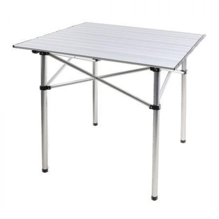 Roll Up Camping Table  Folding Portable Aluminium Outdoor BBQ Desk Picnic Tables