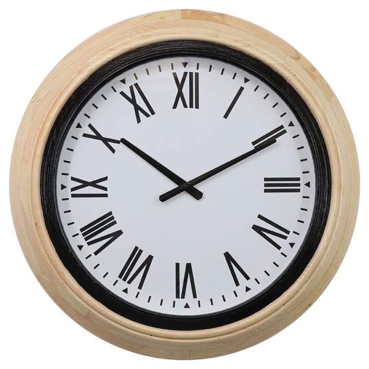 Roman Numeral Wood Wall Clock