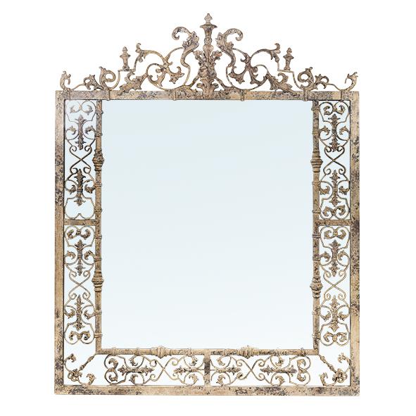 Romantique Arch Metal Mirror