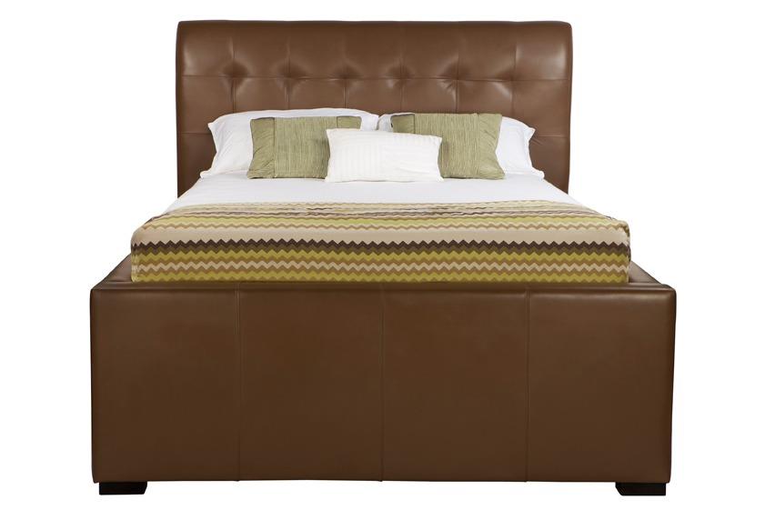 Rome custom upholstered bed frame