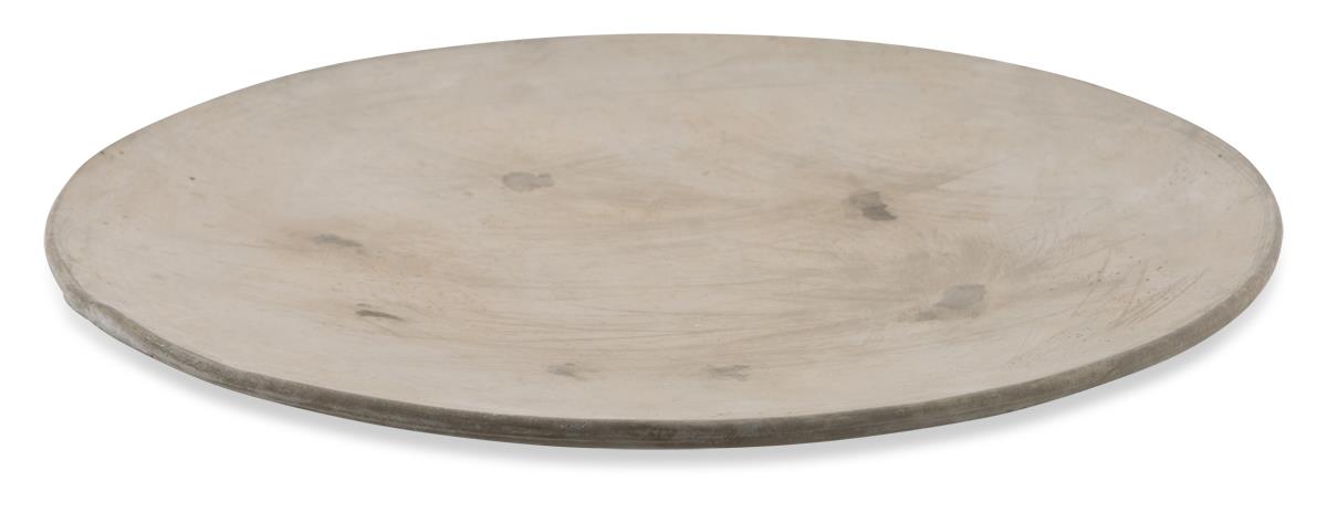 Round Concrete Candle Plate Medium