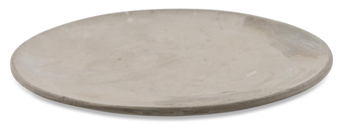 Round Concrete Candle Plate X Large