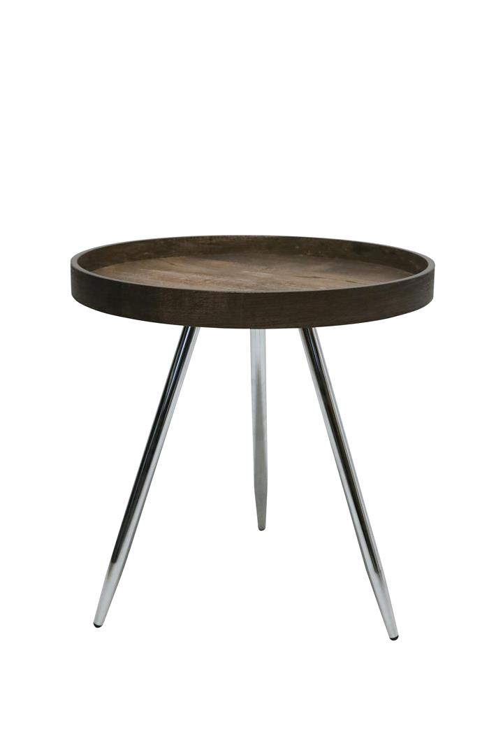 Round Side Table - Wood