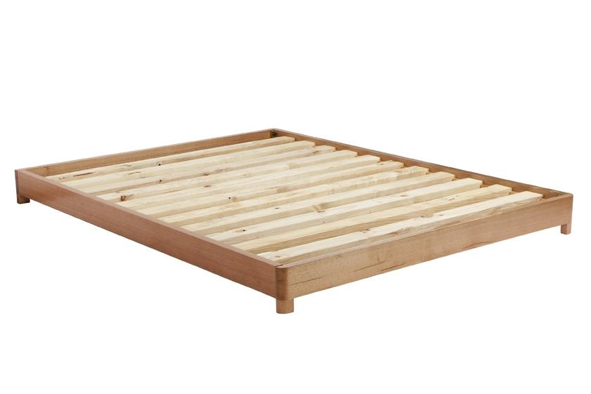 Rounded corner custom timber low bed base