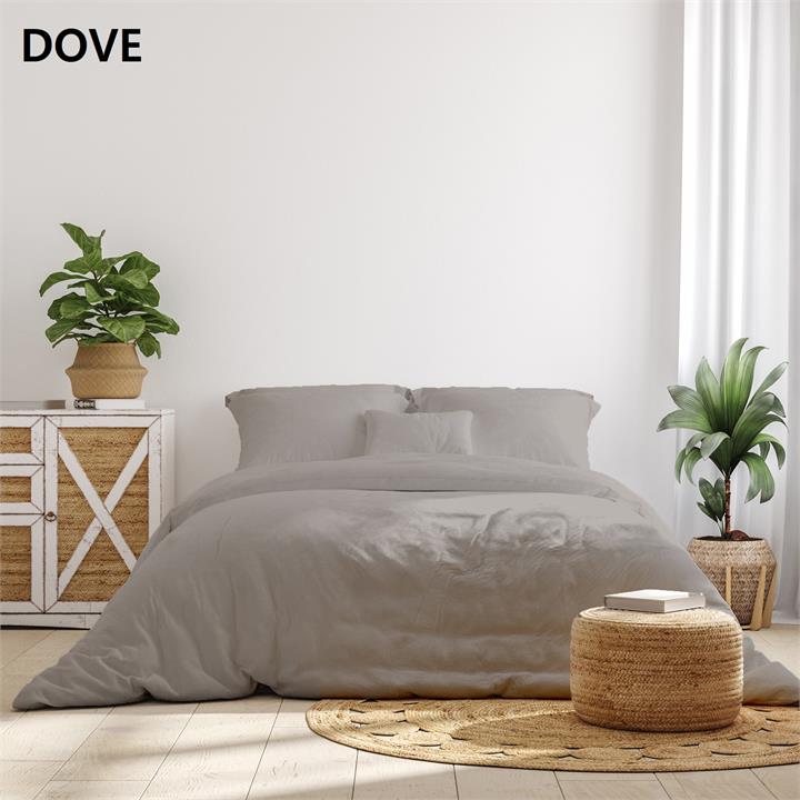 Royal Comfort - Balmain 1000TC Bamboo cotton Sheet Sets (King) - Dove