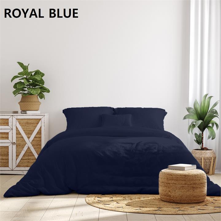 Royal Comfort - Balmain 1000TC Bamboo cotton Sheet Sets (Queen) - Royal Blue