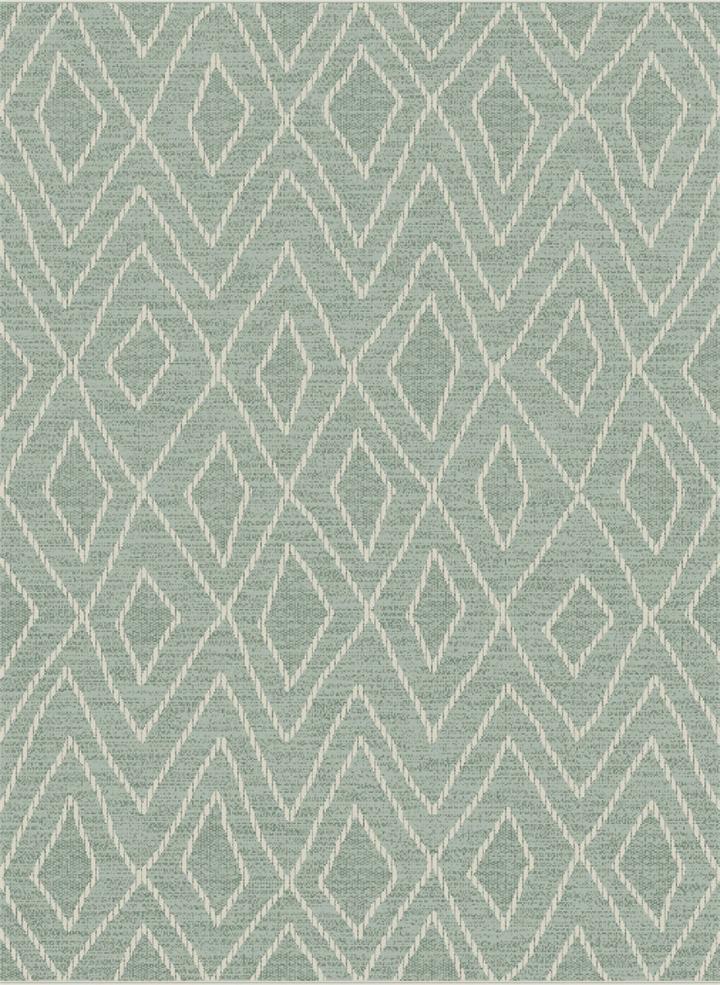 Rug 100% Indoor/Outdoor Polypropylene St Tropez Diamond - Blue/Natural - 330x240