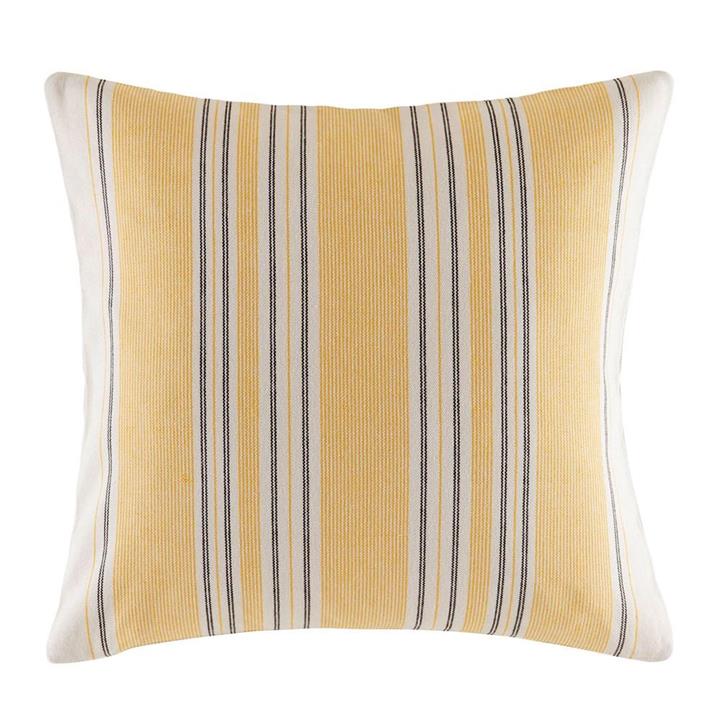 Salton Stripe Cushion - Mustard Square