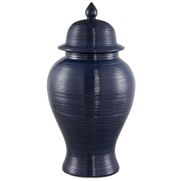 Salvador Temple Jar - Large Navy
