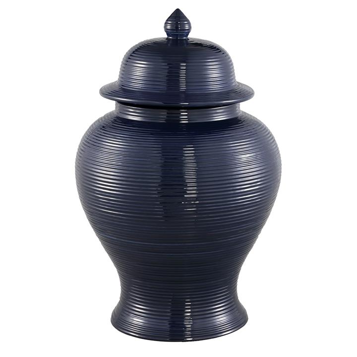 Salvador Temple Jar - Medium Navy