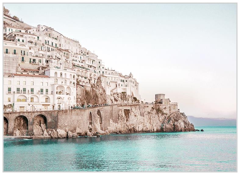 Santorini Coast Print 110x80