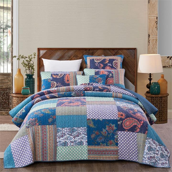Sapphire 100% Cotton Coverlet King 245cm x 265cm