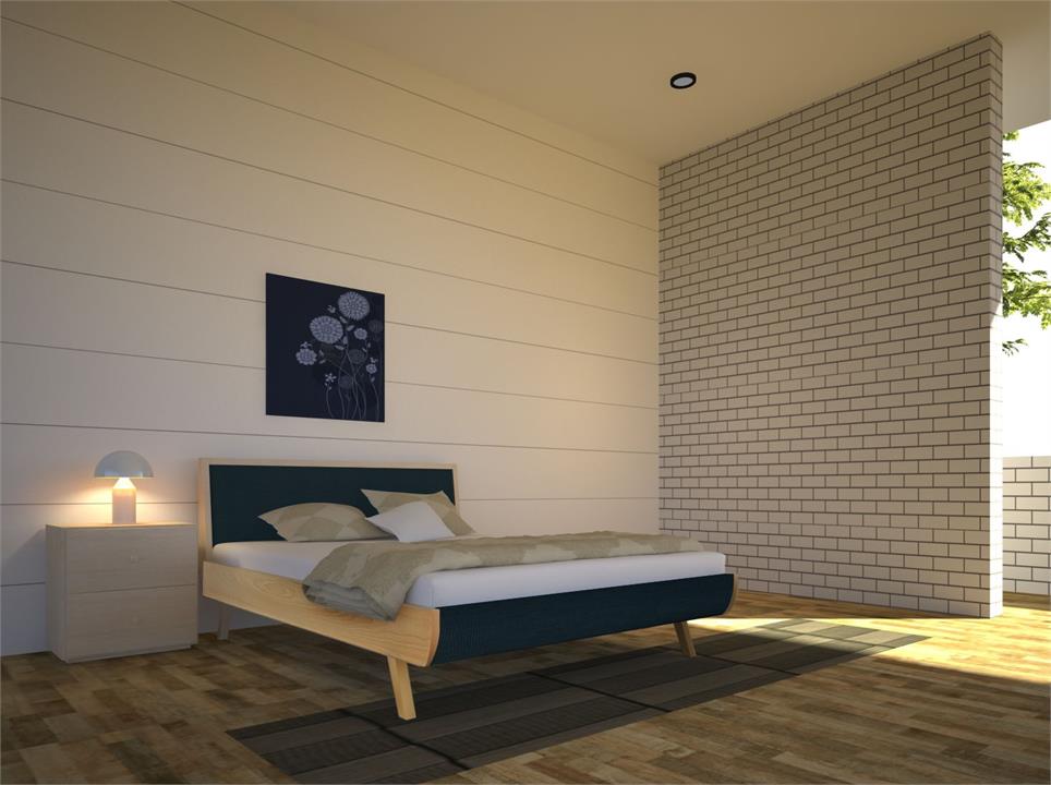 Savannah floating bed - choice of warwick jarvis fabric