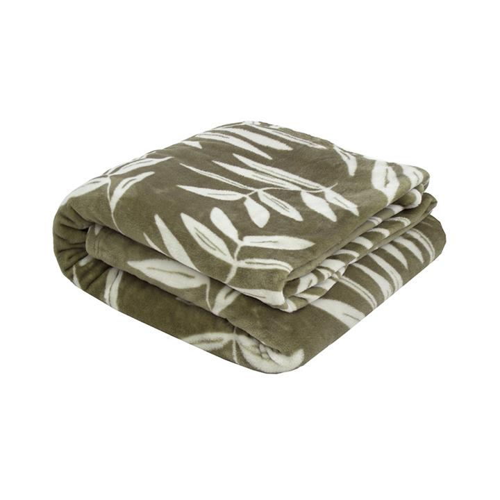 Sb Hakea Ultraplush Blanket Olive