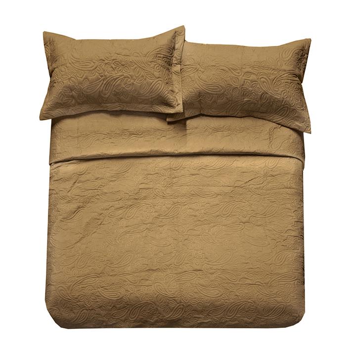 Sb/Db Paisley Coverlet Set Honey