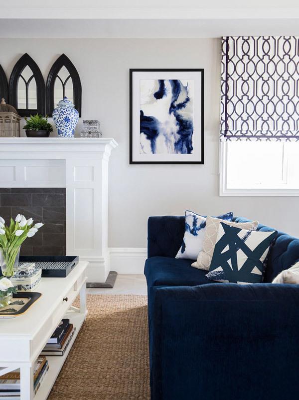 Seafoam - Black Box Frame Canvas - 120x90 - Portrait