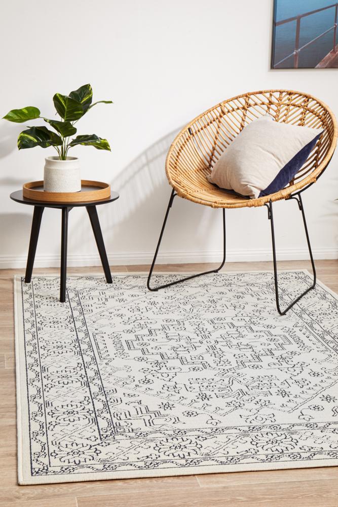Seaside White Rug 160X110CM