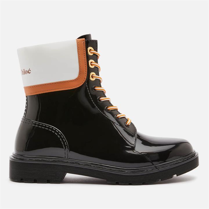 See by Chloé Women's Florrie PVC Rain Boots - Dark Red - UK 3