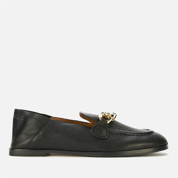 See by Chloé Women's Mahe Leather Loafers - Black - UK 4