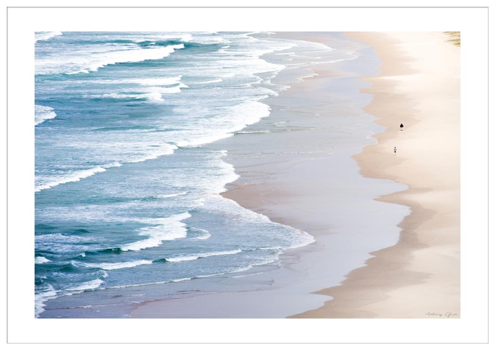 Serene Beach - 160X113 - White Frame